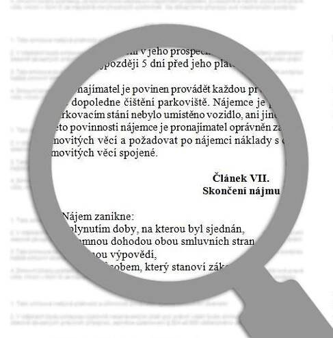 Vzor - Smlouva o nájmu parkovacího stání dle ustanovení § 2201 a násl. NOZ, od 1.1.2014 - vzor smlouvy o nájmu ke stažení