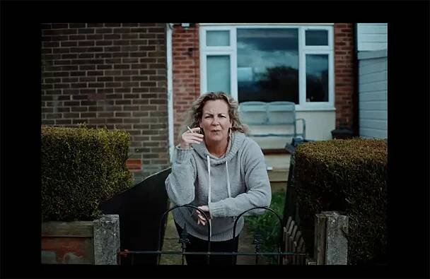 Lorraine Stanley in a still from the movie Departures, whose directors and cast we interview at BFI Flare 2025
