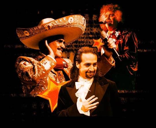 Vincente Fernandez, Lin Manuel, and Freddy Fender.