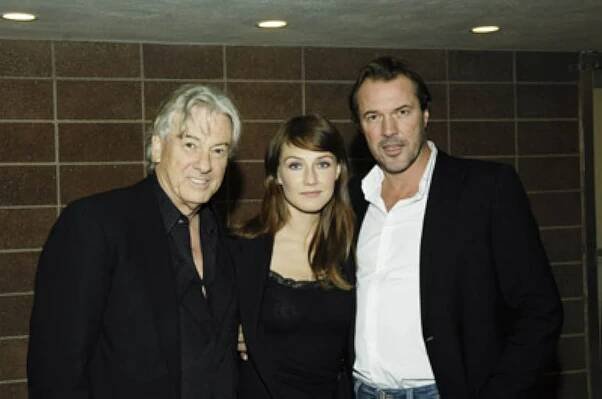 Paul Verhoeven, Carice van Houten, and Sebastian Koch at an event for Černá kniha (2006)