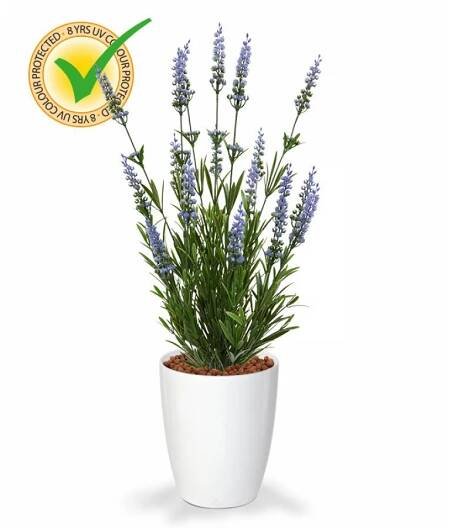 Umělá květina Levandule (50cm) - UV - modrá - Florum.cz