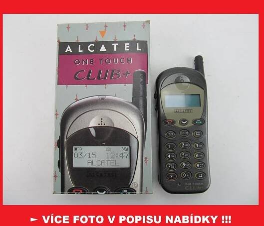 ALCATEL One Touch Club+ MOBIL - starý sbírkový telefon - Mobily a chytrá elektronika