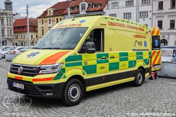 ZZS PK - Klatovy - ZPM 122 - RZP - VW Crafter - TECHNIKAIZS.cz