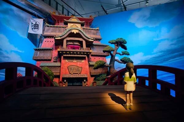 This exhibition features 3D recreations of iconic scenes from Studio Ghibli's most popular films