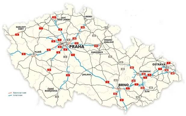 Česká republika – Autobahn