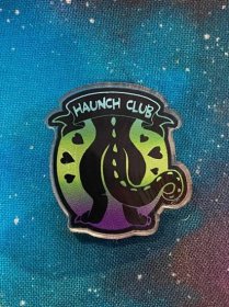 Acrylic Pin: Haunch Club