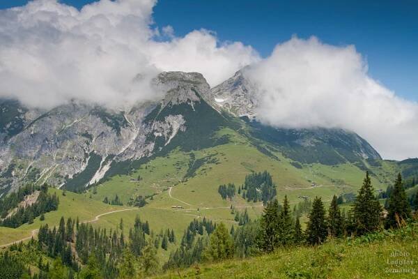 Výšlap na Bischlinghöhe a výhledy na Tennengebirge