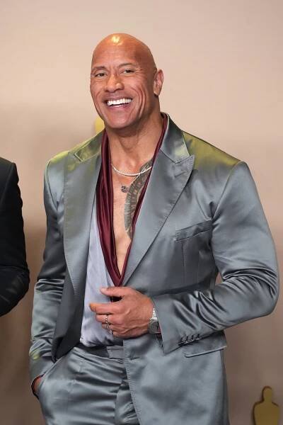 Dwayne "The Rock" Johnson smiling.