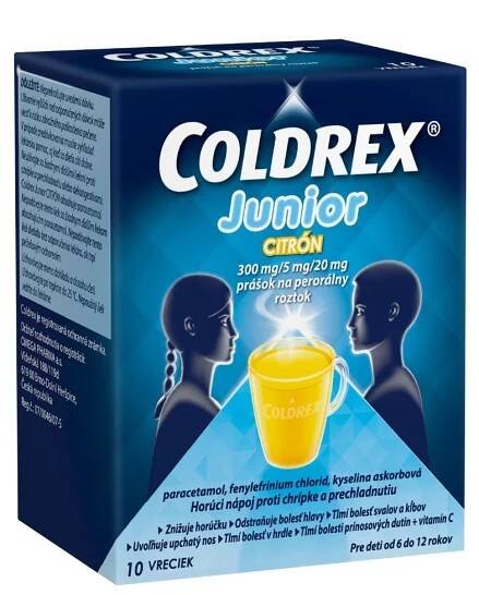 Coldrex Junior Citron plo por (vře.papír/PE/Al/PE) 1x10 ks - Bačkůrky.eu
