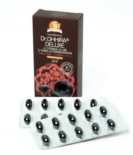 OM-X Dr. OHHIRA Vegan Probiotika Deluxe 30kapslí