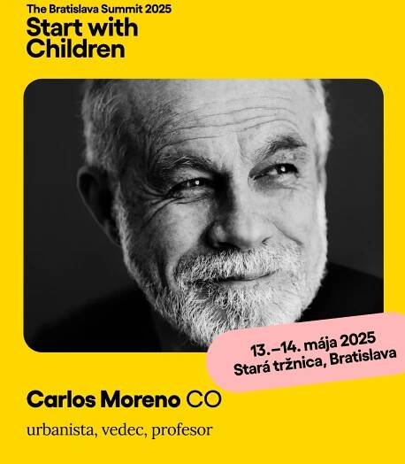 Carlos Moreno prichádza do Bratislavy: Mesto pre deti je mesto pre všetkých | KONCEPT magazín