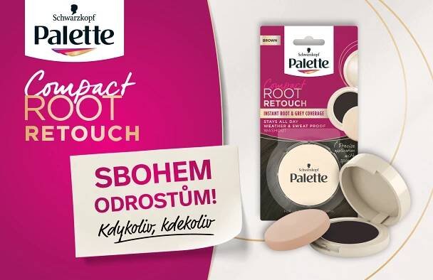 Už žádné nevzhledné odrosty. Získejte Palette Root Retouch pro hnědé vlasy