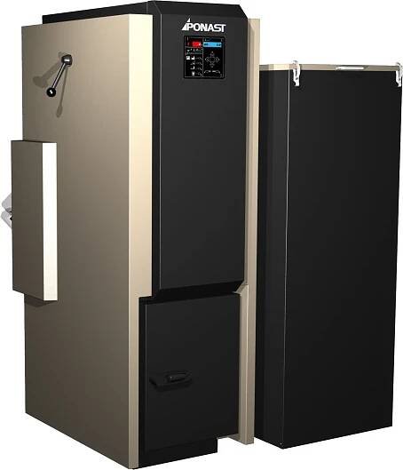 PONAST KP11 kotel na pelety 19,5 kW, automatický, levý+ řídící jednotka RKP | Ptáček Shop 