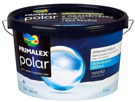 PRIMALEX polar bílý otěruvzdorný malířský nátěr