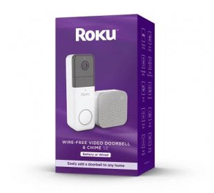 Roku Wire-Free Video Doorbell & Chime SE (1-Pack) with Motion & Sound Detection - Voice Control - Walmart.com