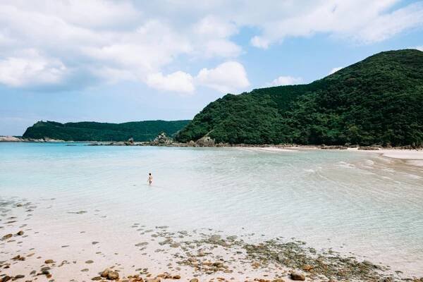 Beautiful beach of Nagasaki, Fukue Island of the Goto Islands