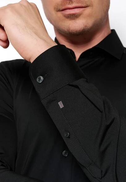 Pure Short Black – pánská funkční košile černá - DÍLNAstore