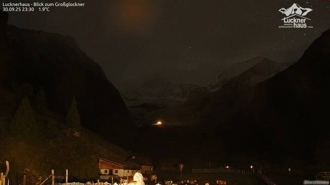 Lucknerhaus - Blick zum Großglockner - Foto-Webcam.eu