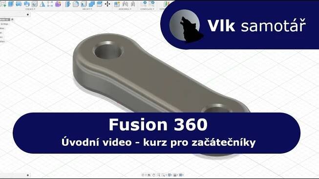 Fusion 360 pro začátečníky - Úvodní video #cad #fusion360 #cadmodeling