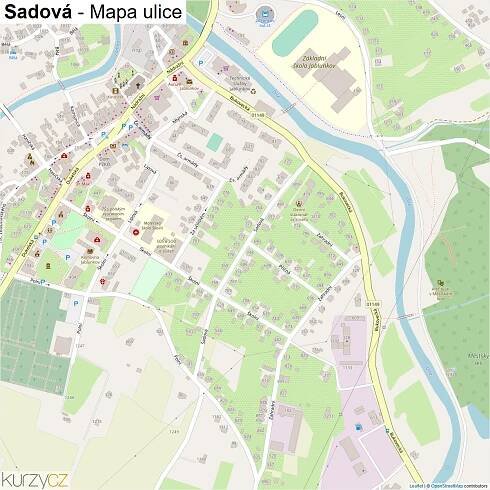 Sadová - mapy | Kurzy.cz