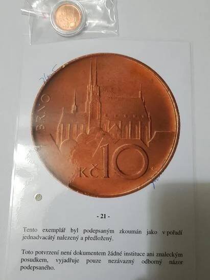 Vzácná desetikoruna z roku 1993 raketově roste na ceně. Kdo ji má v peněžence, může již vydělat přes půl milionu korun