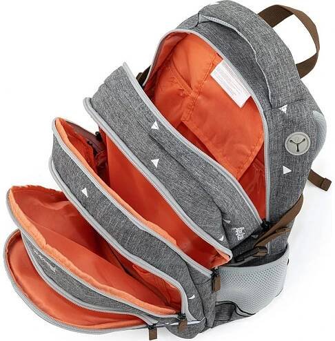 Karton P+P Školní batoh Oxy Scooler Grey triangles 622