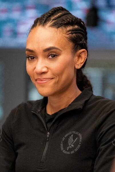 Annie Ilonzeh as Gamble on 'S.W.A.T.'