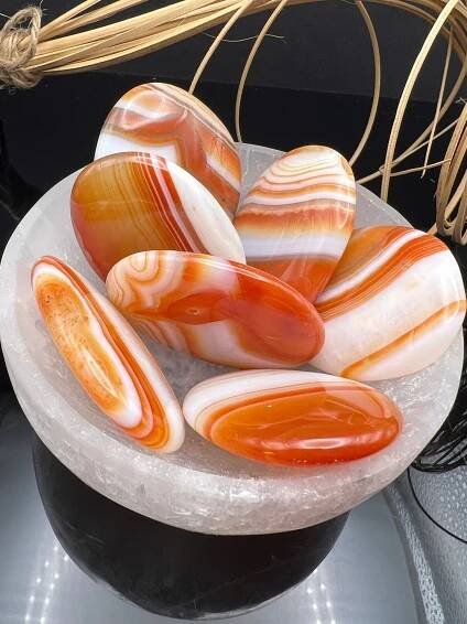 Sardonyx Worry Stones