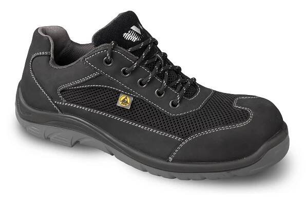 Obuv GRANADA S1 ESD bezpečnostní celokožená polobotka s hliníkovou tužinkou - | PROTEC plus - vše pro firmy - montérky, drogerie, outdoor, reklamní textil