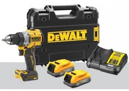 DeWalt DCD800E2T aku vŕtačka 18V, 2x1,7Ah aku Powerstack