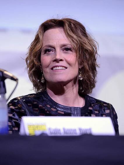 Sigourney Weaver at an event for Vetřelci (1986)