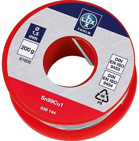 LUX Pájecí drát na elektroniku průměr 1,5 mm 200 g nakoupit u OBI