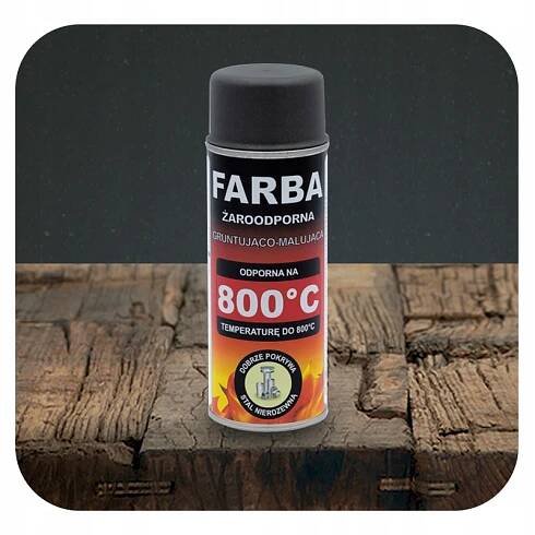BARVA BARVA VE SPREJI NA GRILOVÁNÍ KRBU 400 ML HANSA ZELENÁ METALÍZA Stav balení originální
