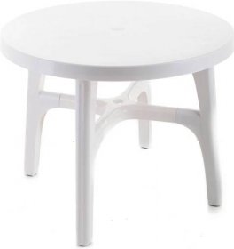 Plastový stůl G21 kulatý, 92 cm