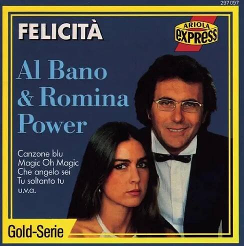 Poslechněte si Felicità od interpreta Al Bano Carrisi & Romina Power