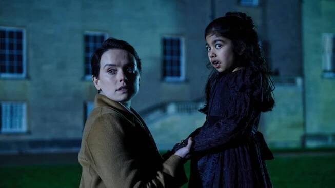 Daisy Ridley and Hiba Ahmed in Magpie.