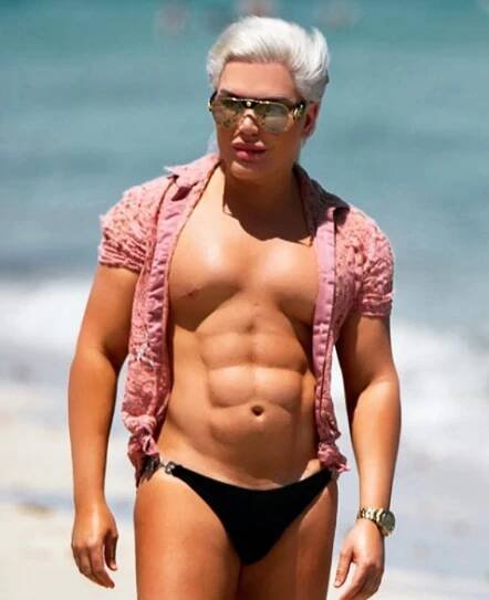 FOTO: Strašidelné! »Živý Ken« Rodrigo Alves se mění v děsivou loutku