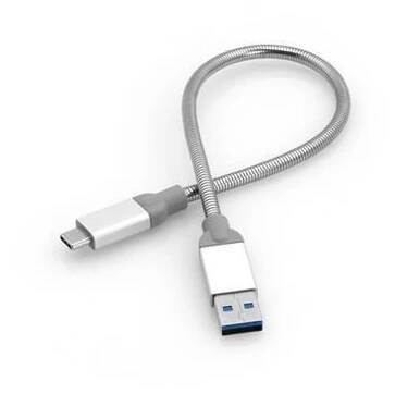 VERBATIM kabel USB-C to USB-A Sync & Charge Cable USB 3.1 GEN 2 30cm (Silver)