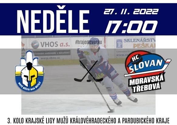 A-TÝM: Duel s Novým Městem nad Metují odehraje Slovan ve Dvoře Králové! – HC Slovan Moravská Třebová