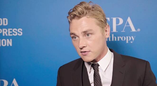 HFPA Grants Banquet 2018 Lounge: Ben Hardy - Golden Globes