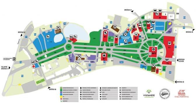 Mapa areálu Země živitelka 2023
