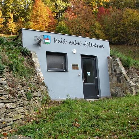 Nový Malín a jeho vodní elektrárna