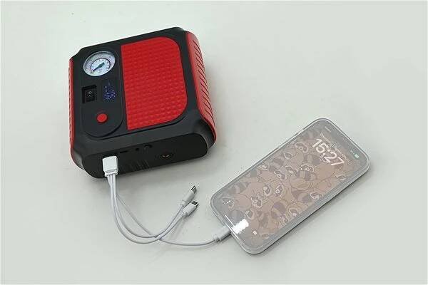 Powerbanka Compass Aku kompresor + Jump Starter s powerbankou 8000 mAh, 500 A ...