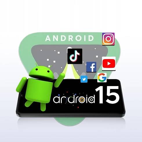 Chytrý telefon 5G DooGee NOTE59PRO 32GB/256GB 120Hz 6,75" HD+ Android 15 NFC Funkce always on display odemknutí otiskem prstu bezkontaktní platby (NFC) rozpoznávání obličeje rychlé nabíjení