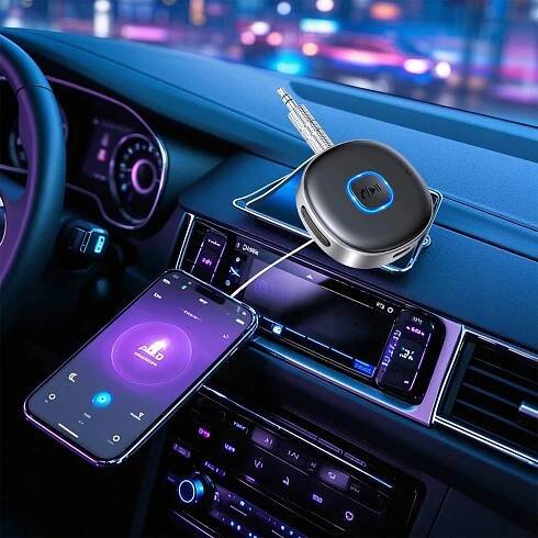 VYSÍLAČ MODUL BLUETOOTH 5.0 AUX JACK 3,5MM DO AUTA POČÍTAČ REPRODUKTOR EAN (GTIN) 9331813074768