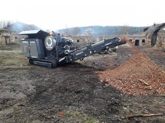 Drtič stavební suti, betonu, kamene - Pelhřimov