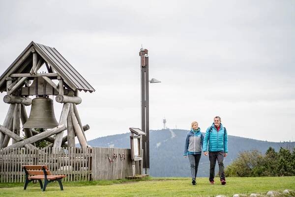 Oberwiesenthal on the Ore Mountains-Vogtland Ridgeway