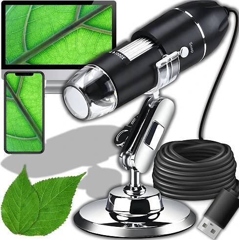 Digitální mikroskop Mikroskopická lupa s digitálním zvětšením 1600x zoom Mini ruční mikroskop Endoskop Video kamera USB LED lupa Windows Mini Retoo
