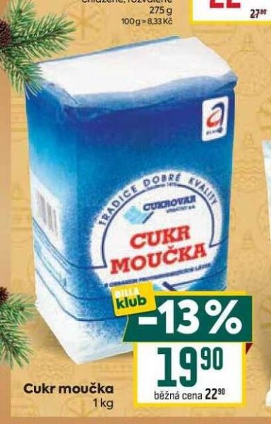 Cukr moučka 1 kg
