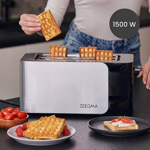 TOUSTOVAČ SENDVIČOVAČ 4 TOPINKOVAČE 1500W DOTYKOVÝ LED TOPINKOVAČ Kód výrobce NA 4 TOSTY KANAPEK GRZANEK TOSTÓW SANDWICH